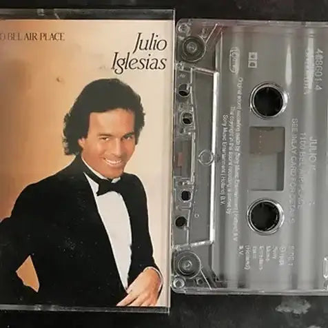 Julio Iglesias, 1100 Bel Air Place Album, CBS, 468601 4, Vintage Cassette Magretro