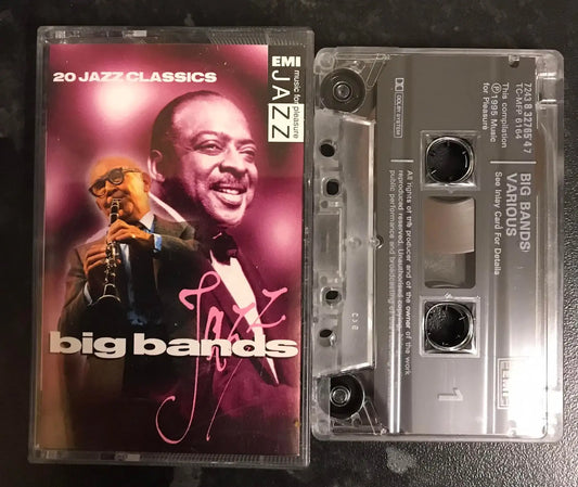 Jazz Big Bands, 20 Jazz Classics, tc-mfp 6164, Vintage Cassette Magretro