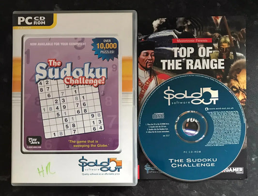 The Sudoku Challenge, 10000 Puzzles, PC Game Magretro
