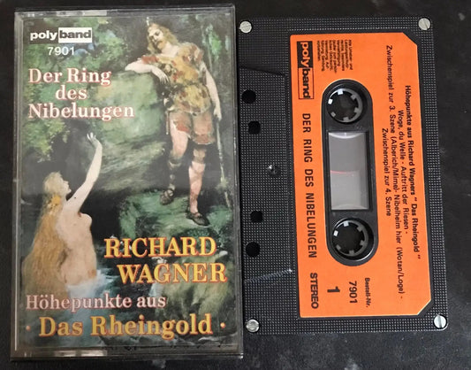 Richard Wagner, Der Ring Des Nibelungen, Polyband, 7901, Vintage Cassette Magretro