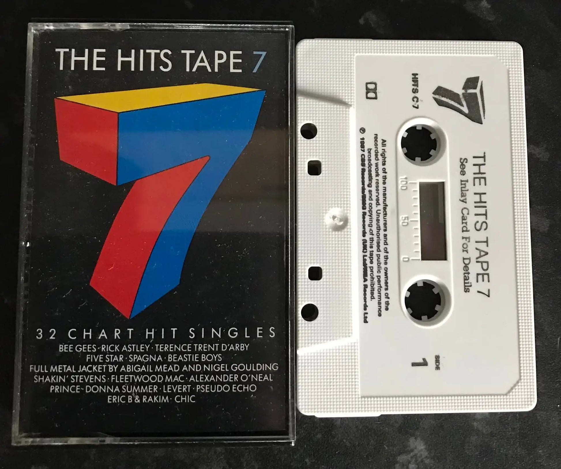 The Hits Tape 7, Tape 1 , HITS C7, Vintage Cassette Magretro
