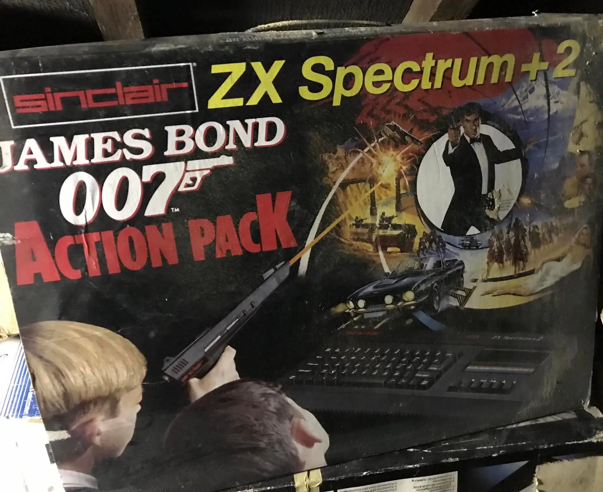 Vintage Sinclair ZX Spectrum +2 For Sale,+2 James Bond Pack, UK PAL Magretro