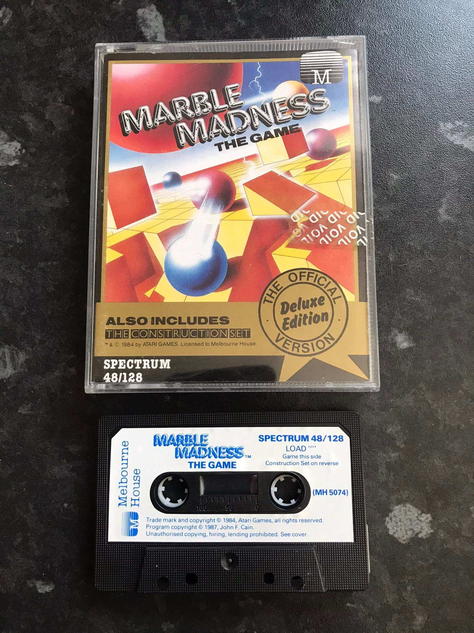 Marble Madness Deluxe Edition, ZX Spectrum by Melbourne House, WORKING Magretro