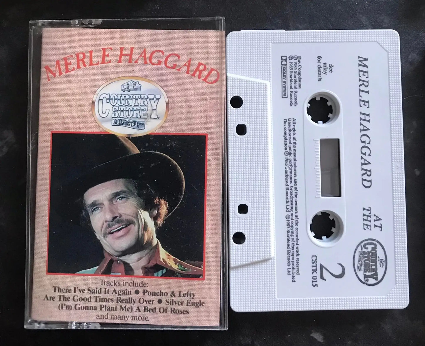 Merle Haggard at the Country Store Music Co Album, CSTK 15, Vintage Cassette Magretro