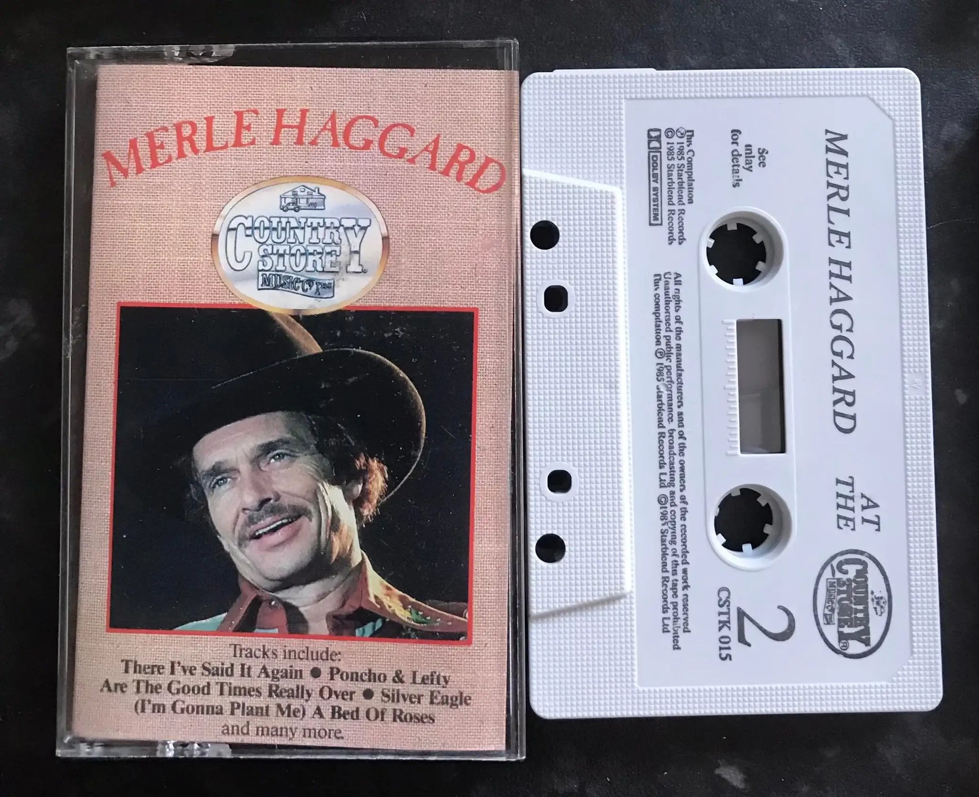 Merle Haggard at the Country Store Music Co Album, CSTK 15, Vintage Cassette Magretro