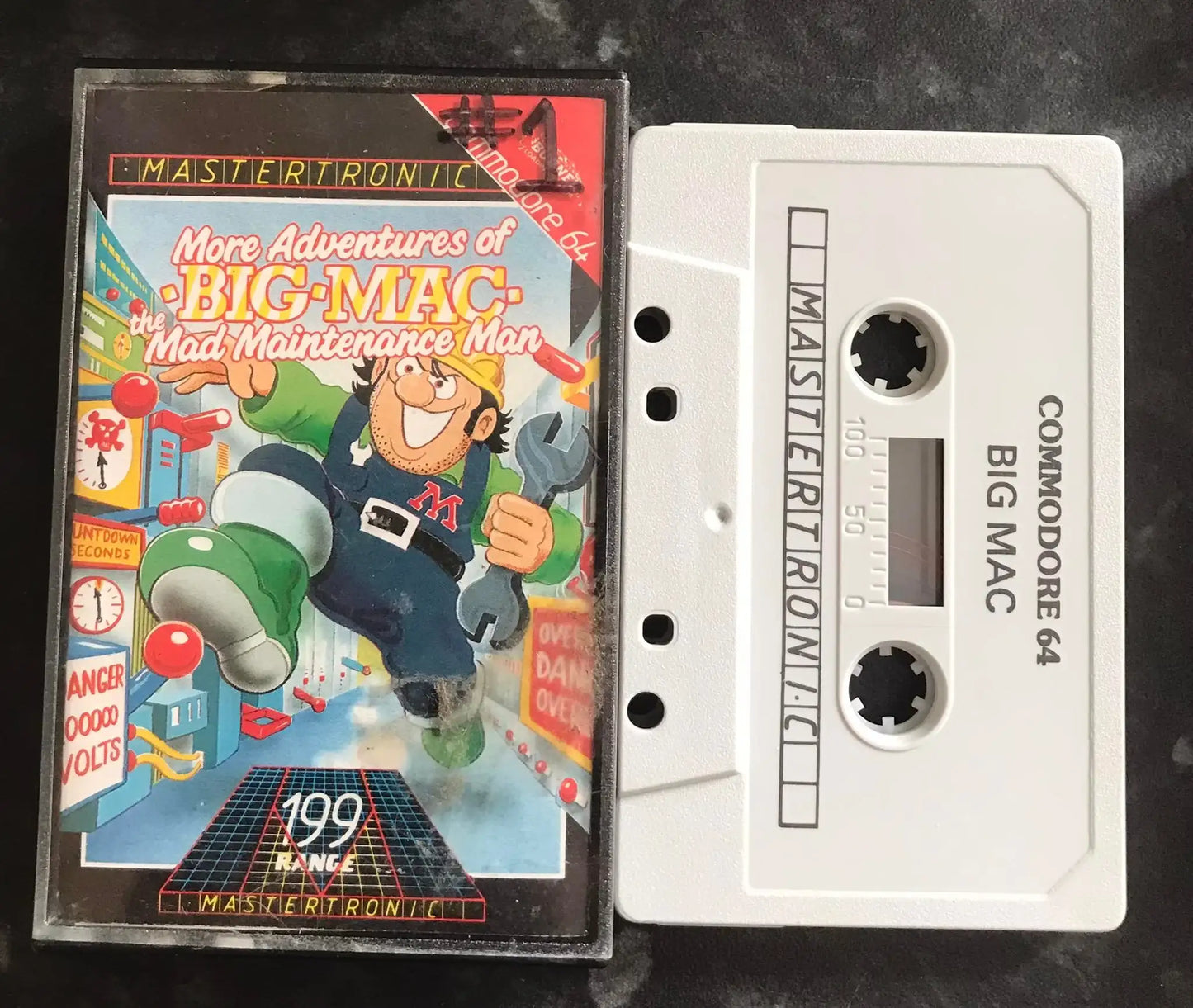 More Adventures of Big Mac, C64 Game, By Mastertronic, WORKING Magretro