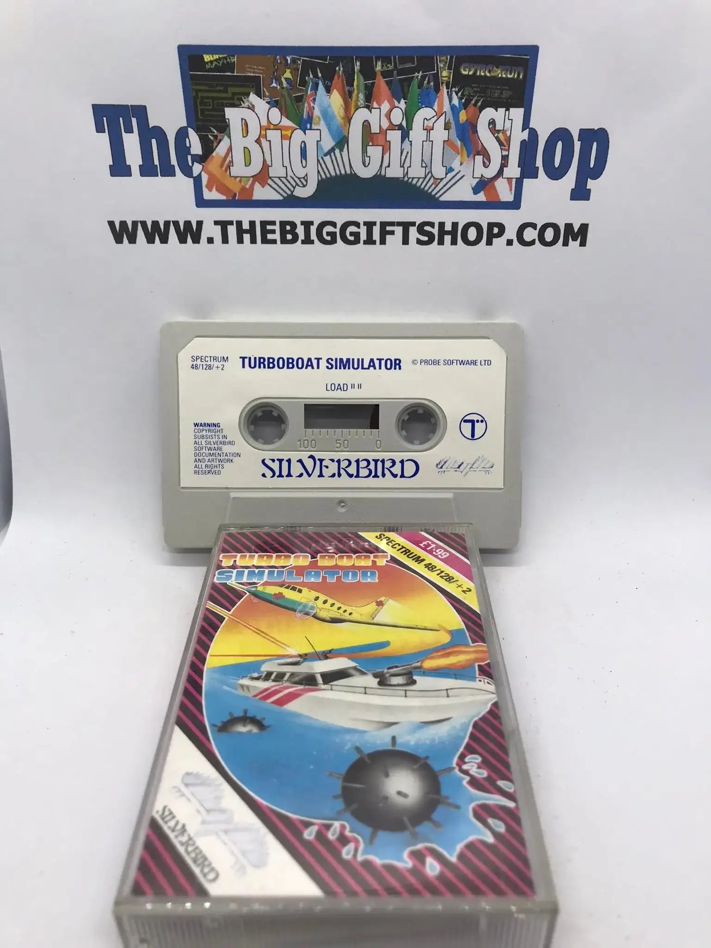 Turbo Boat Simulator (Tested Working), ZX Spectrum, Silverbird Software Ltd Magretro