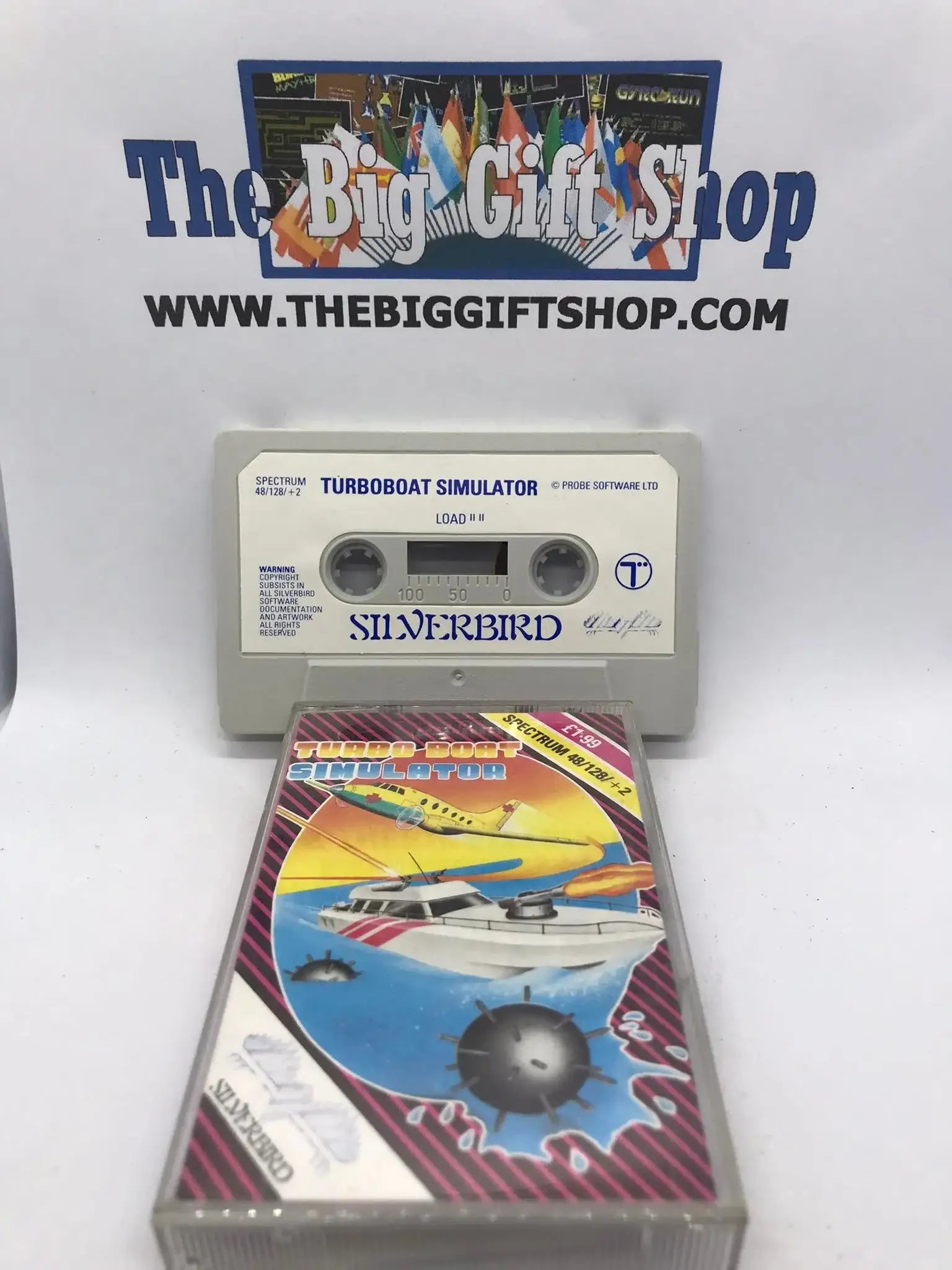 Turbo Boat Simulator (Tested Working), ZX Spectrum, Silverbird Software Ltd Magretro