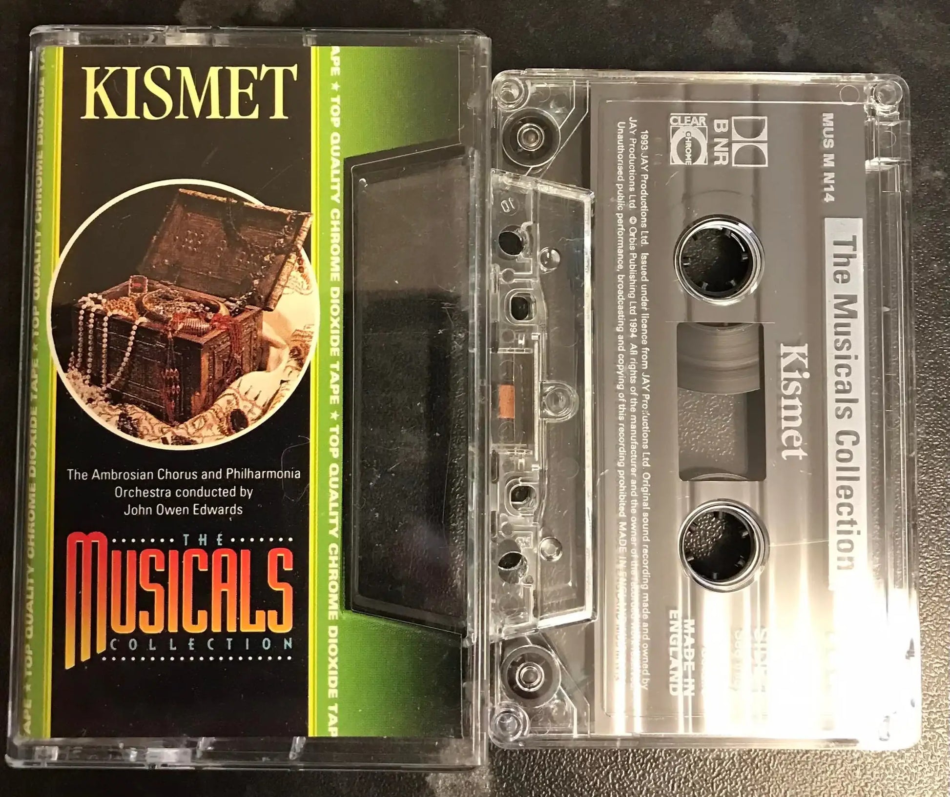 The Musicals Collection, no 14, Kismet, MUS M N14, Vintage Cassette Magretro