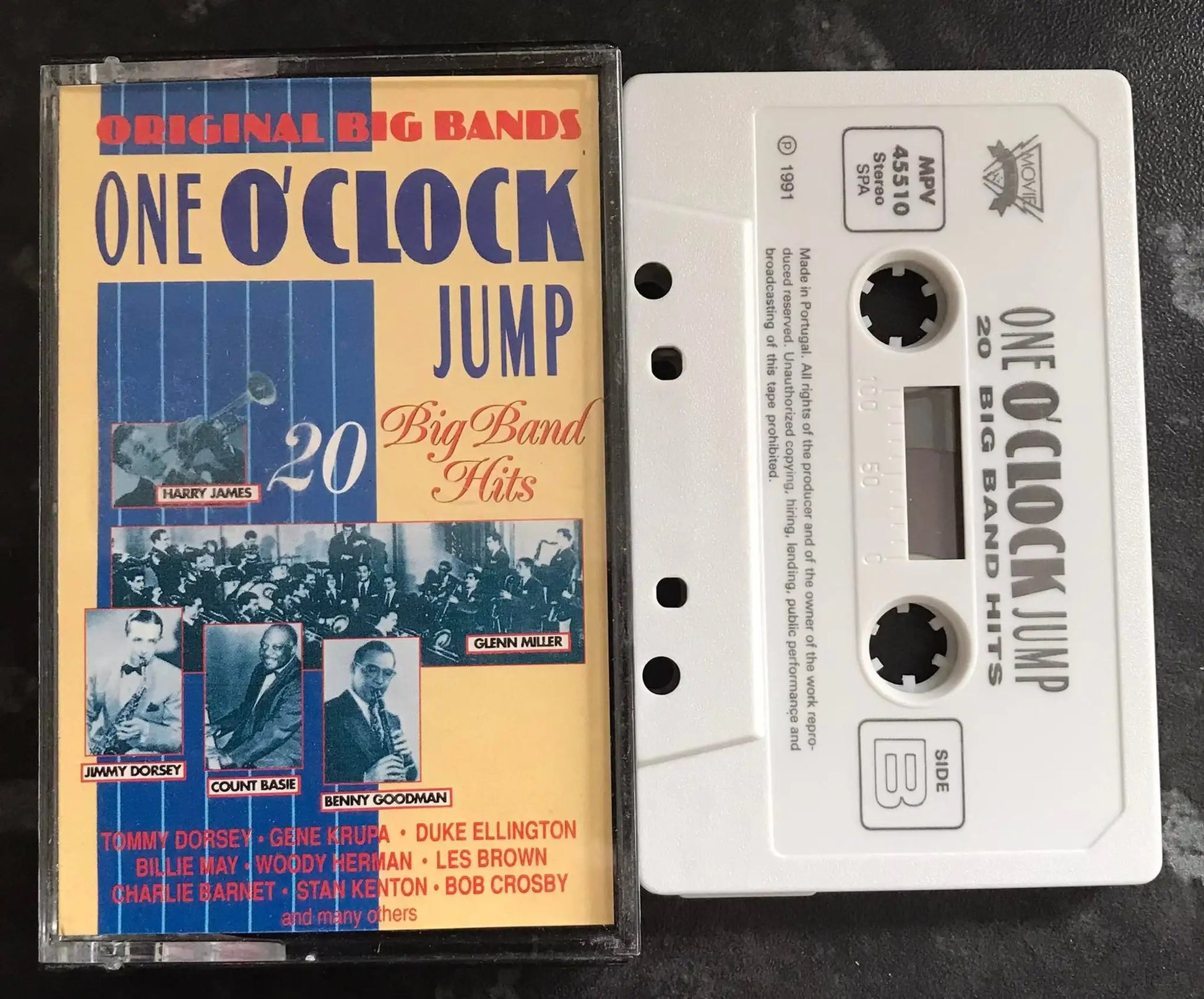 One O'Clock Jump Album, 20 Big Band Hits, Movieplay,MPV 45510 Magretro