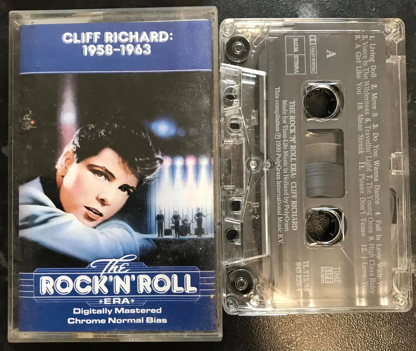 Cliff Richard, 1958 - 1963, The Rock 'N' Roll Era, TL 515/08, Vintage Cassette Magretro