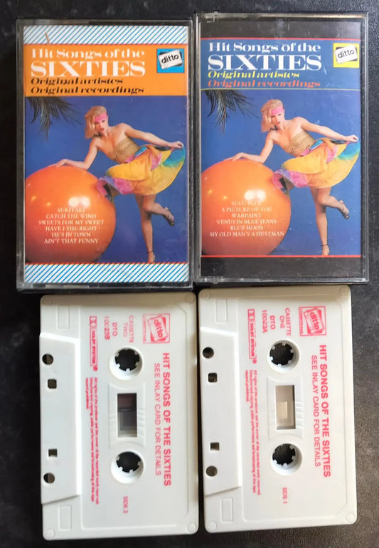 Hit Songs Of The Sixties vol 1 and 2, Ditto, DTO 10023, Vintage Cassette Magretro