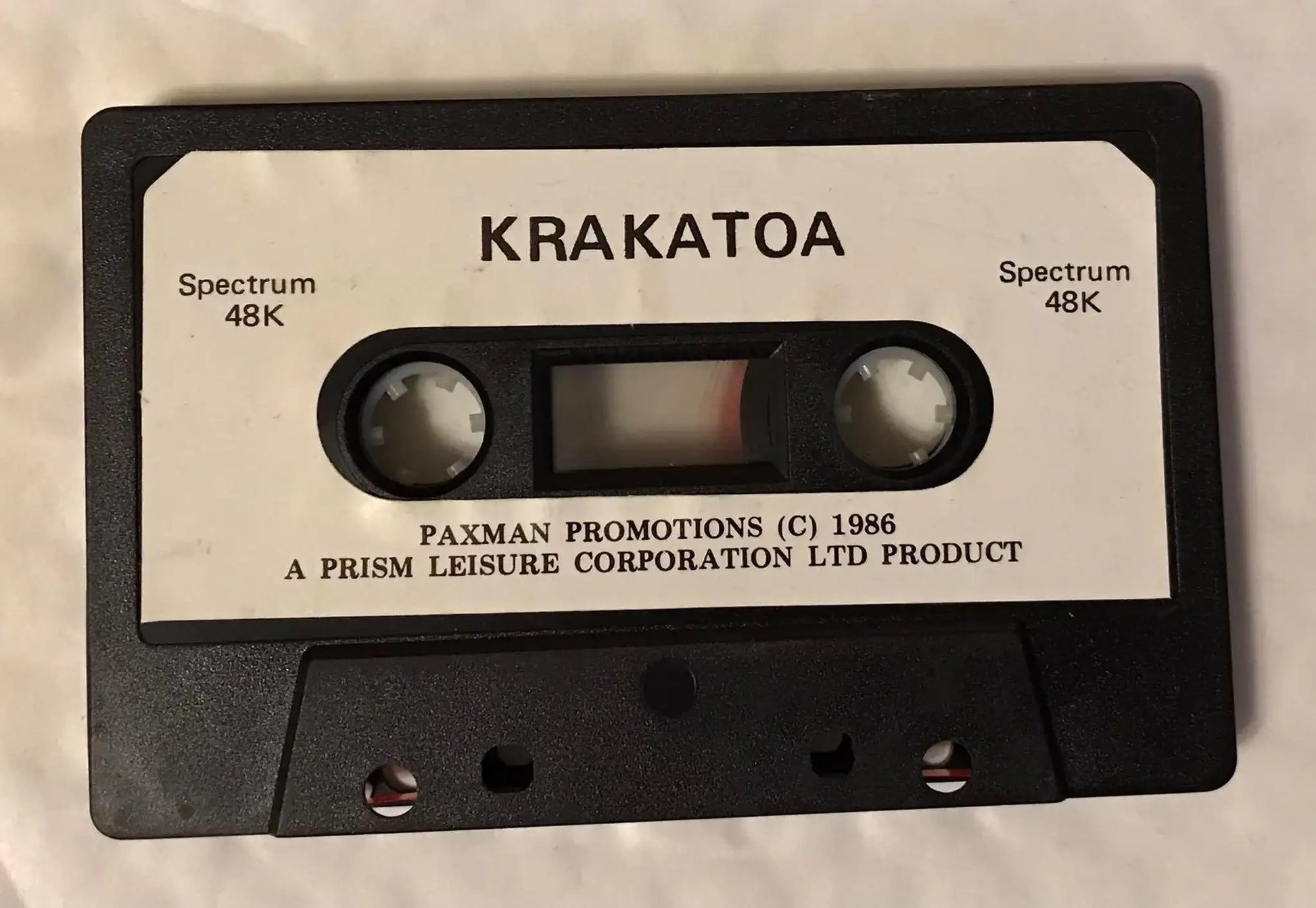 Krakatoa (Escape From), ZX Spectrum game by Paxman / Abbex, No Box Magretro
