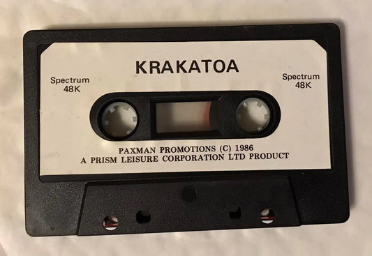 Krakatoa (Escape From), ZX Spectrum game by Paxman / Abbex, No Box Magretro