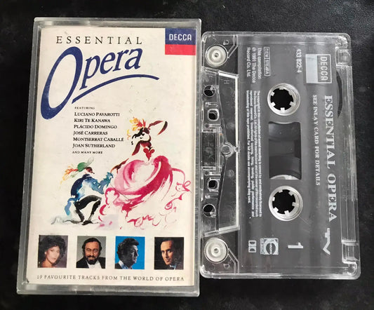 Essential Opera Album, Decca, 433 822-4, Vintage Cassette Magretro