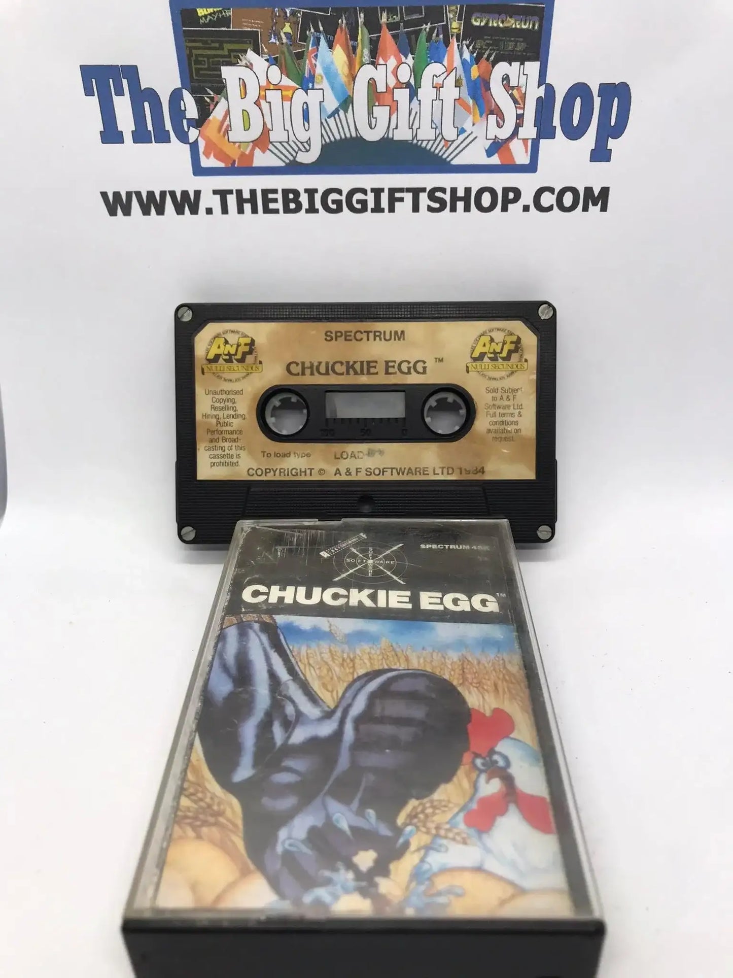 Chuckie Egg (Tested Working), ZX Spectrum, Released by a 'n' f Software Magretro