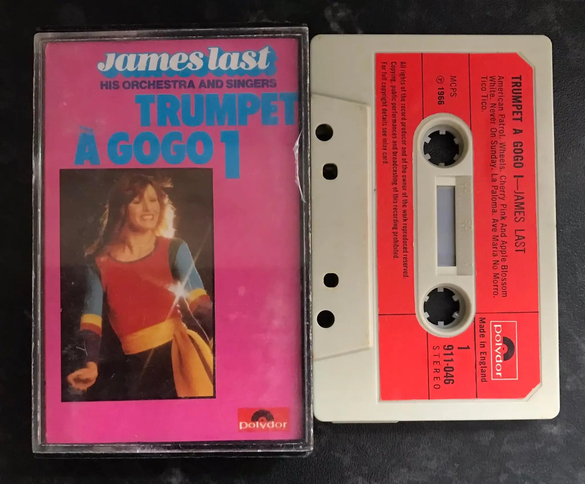 Trumpet A Gogo 1 Album, James last, Polydor, 911 046, Vintage Cassette Magretro