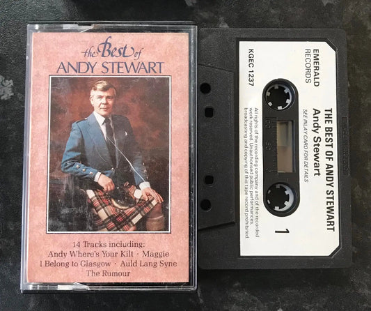 The Best of Andy Stewart Album, kgec 1237, Emerald Records, Vintage Cassette Magretro