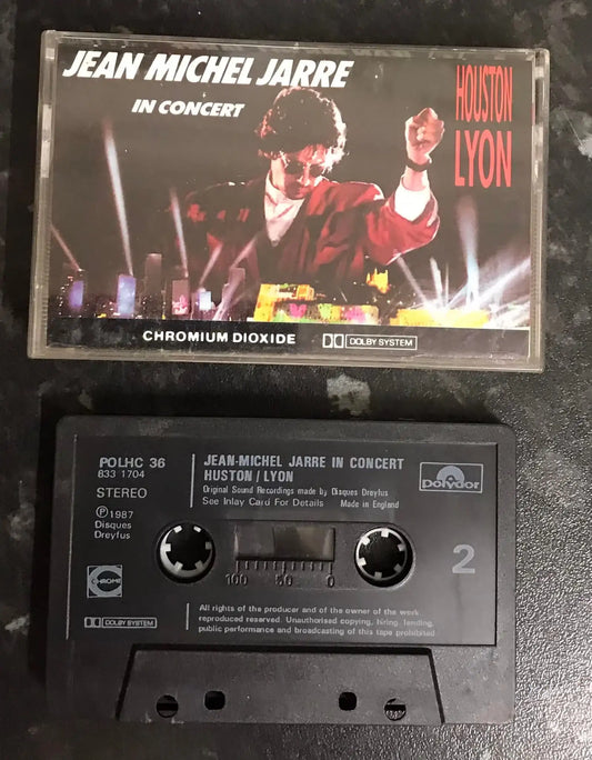 Jean Michel Jarre In Concert, Houston, Lyon, Polydor Label, POLHC 36 Magretro
