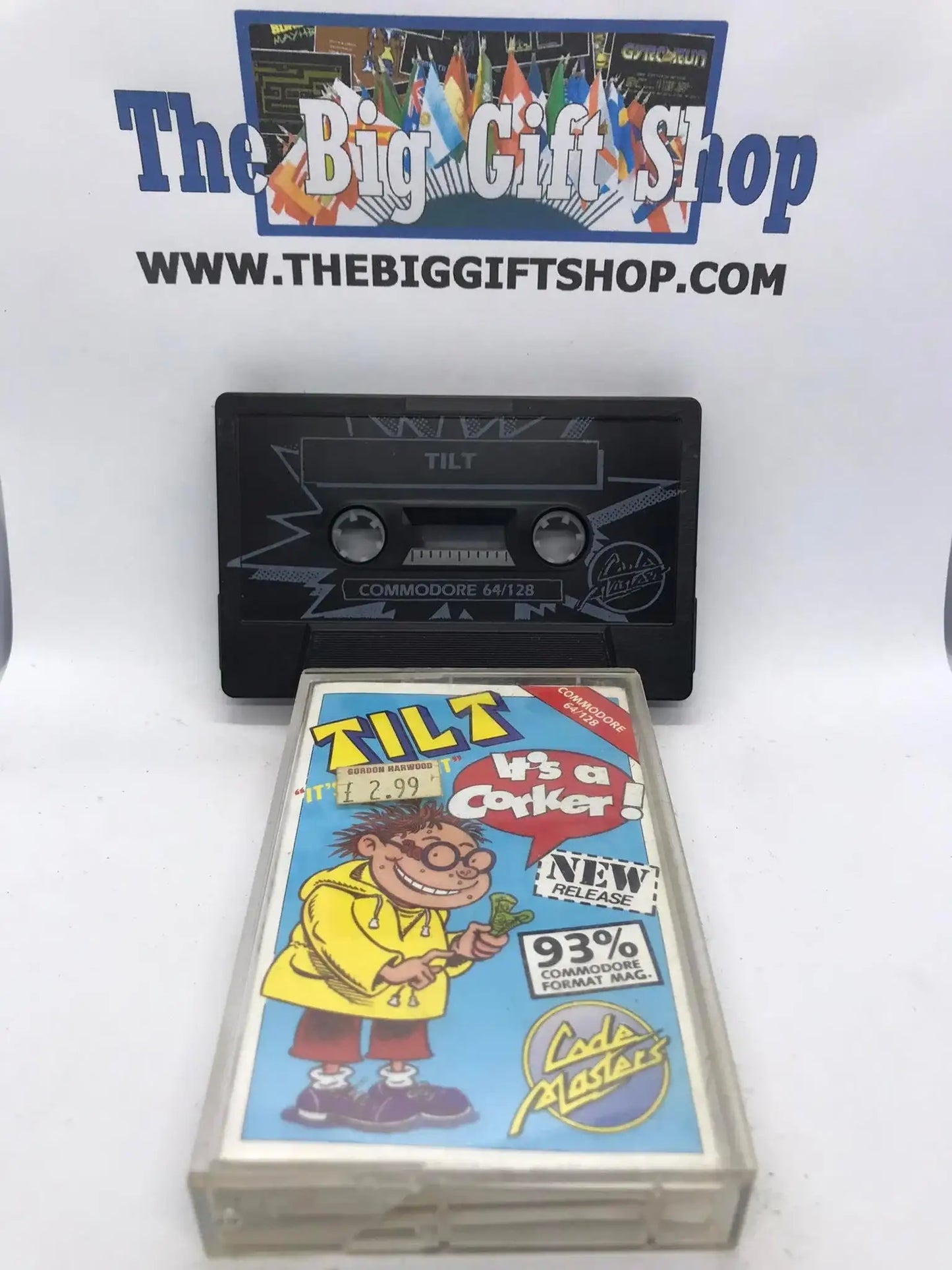 Tilt, C64 Game, Released by Codemasters, WORKING Magretro