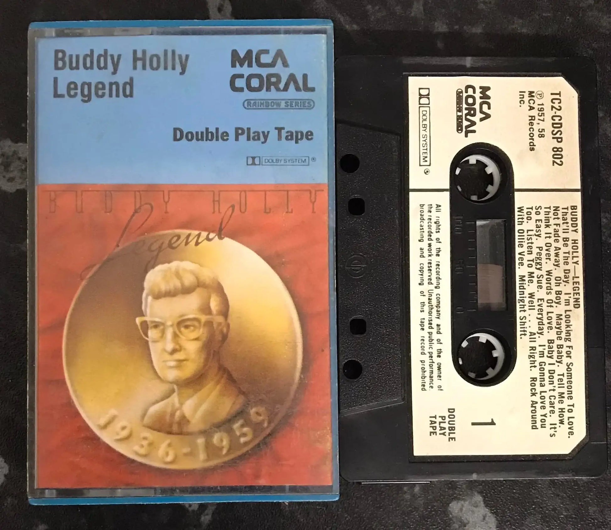 Buddy Holly Legend Album, 1936 to 1959, MCA Coral ? TC2-CDSP 802 Magretro