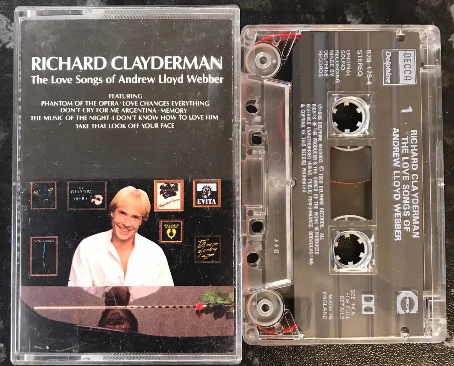 Richard Clayderman, The Love Songs of Andrew Lloyd Webber, 828 175-4 Magretro