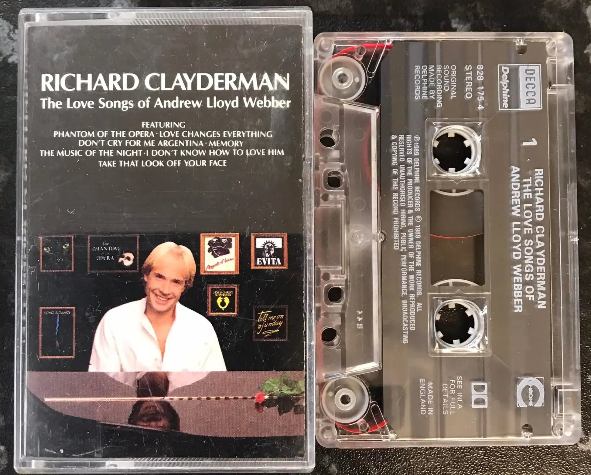 Richard Clayderman, The Love Songs of Andrew Lloyd Webber, 828 175-4 Magretro