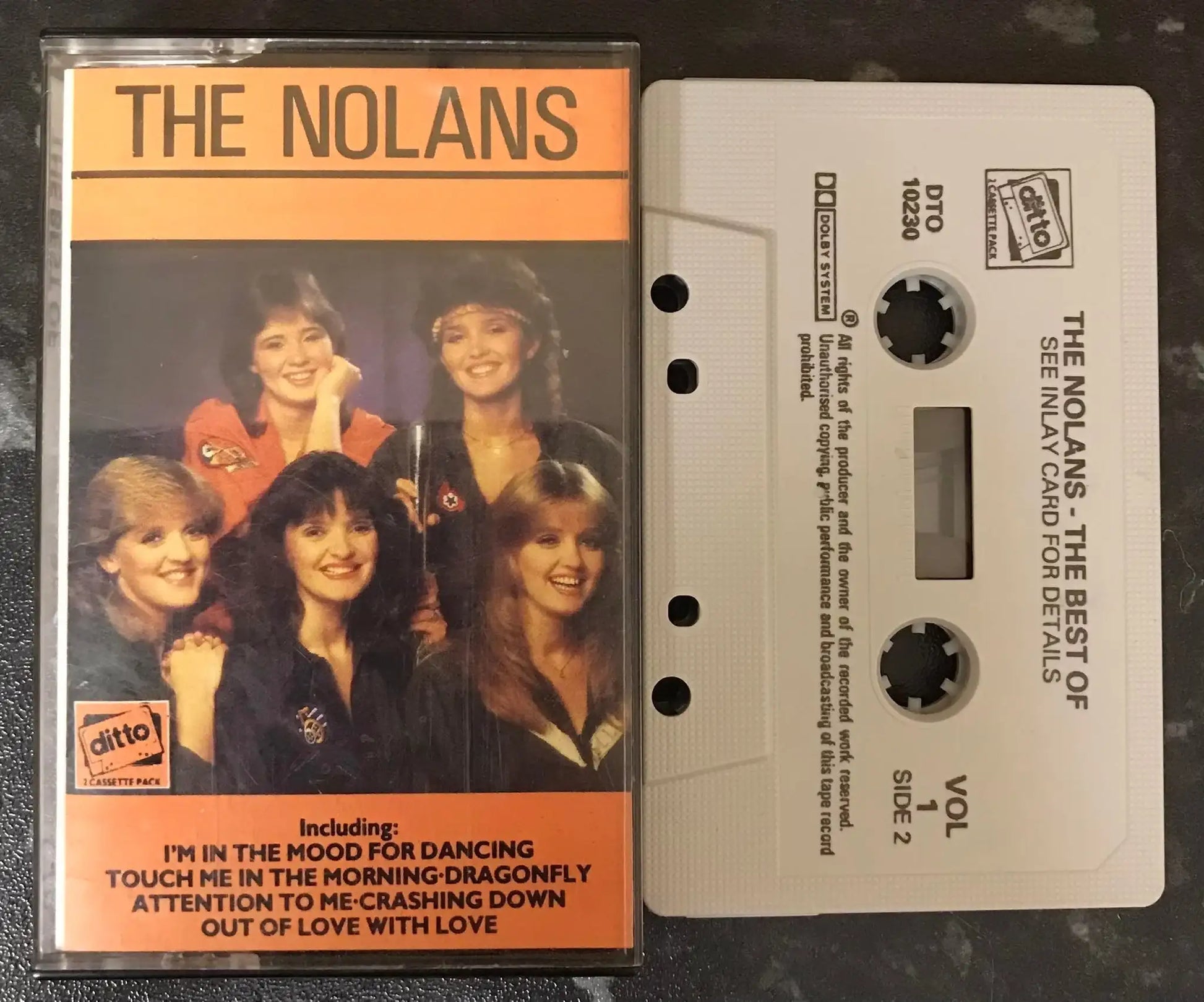 The Best Of The Nolans, Volume 1, DITO, DTO 10230A, Vintage Cassette Magretro