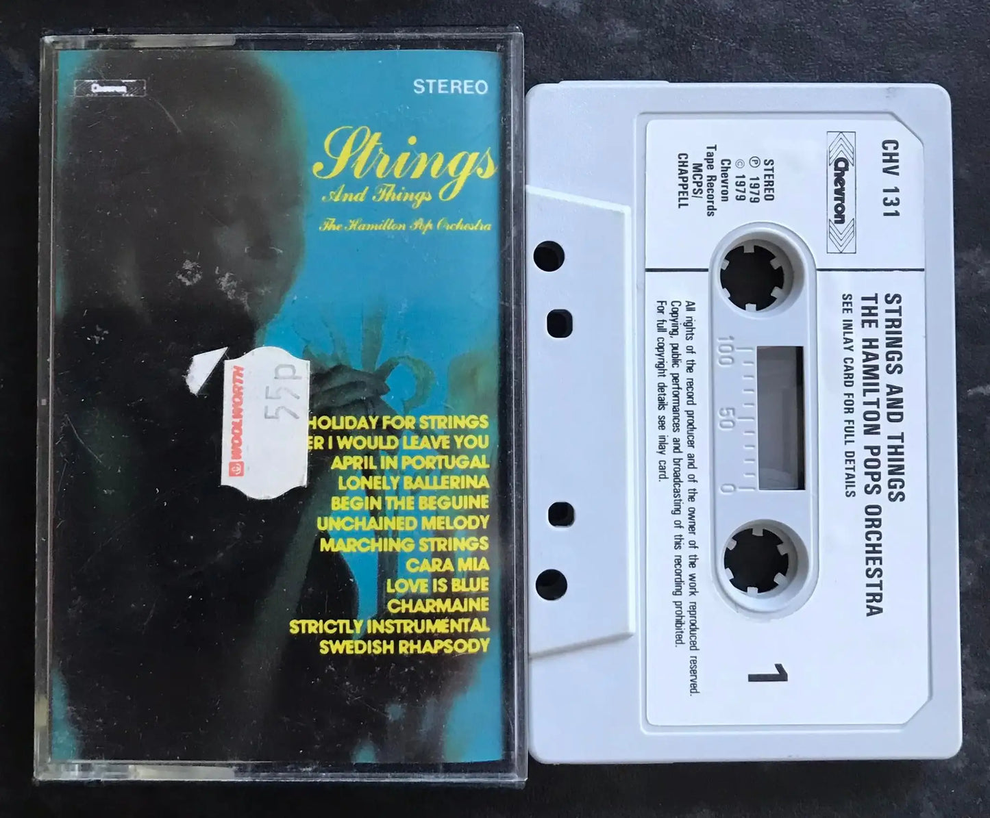 Strings and Things Album, The Hamilton Pops Orchestra, chv 131, Vintage Cassette Magretro