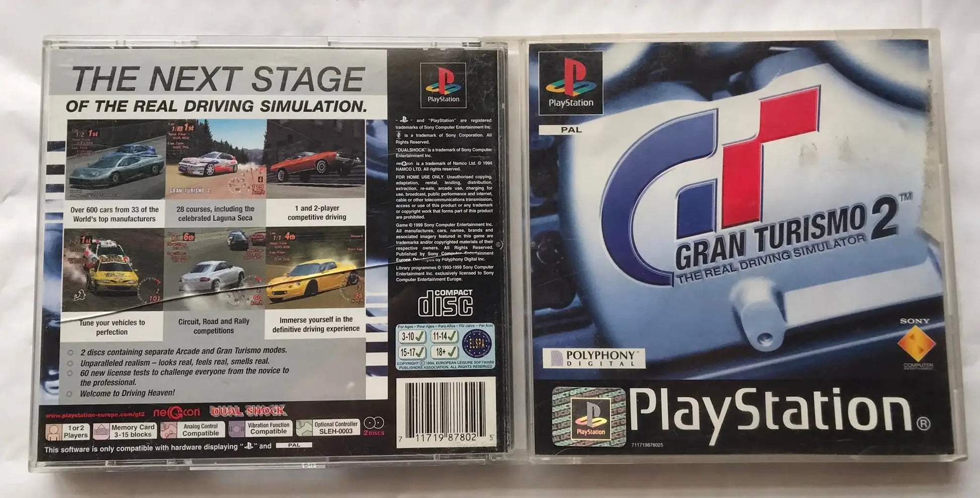 gran turismo 2, Playstation 1 Game Magretro