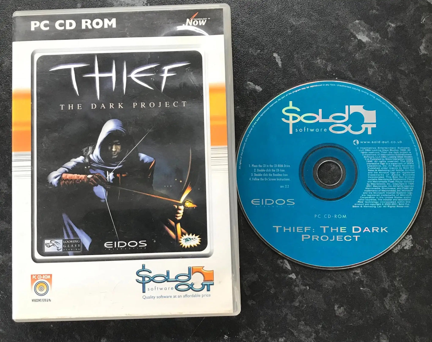 Thief, The Dark Project, UK, Pal, PC Game Magretro