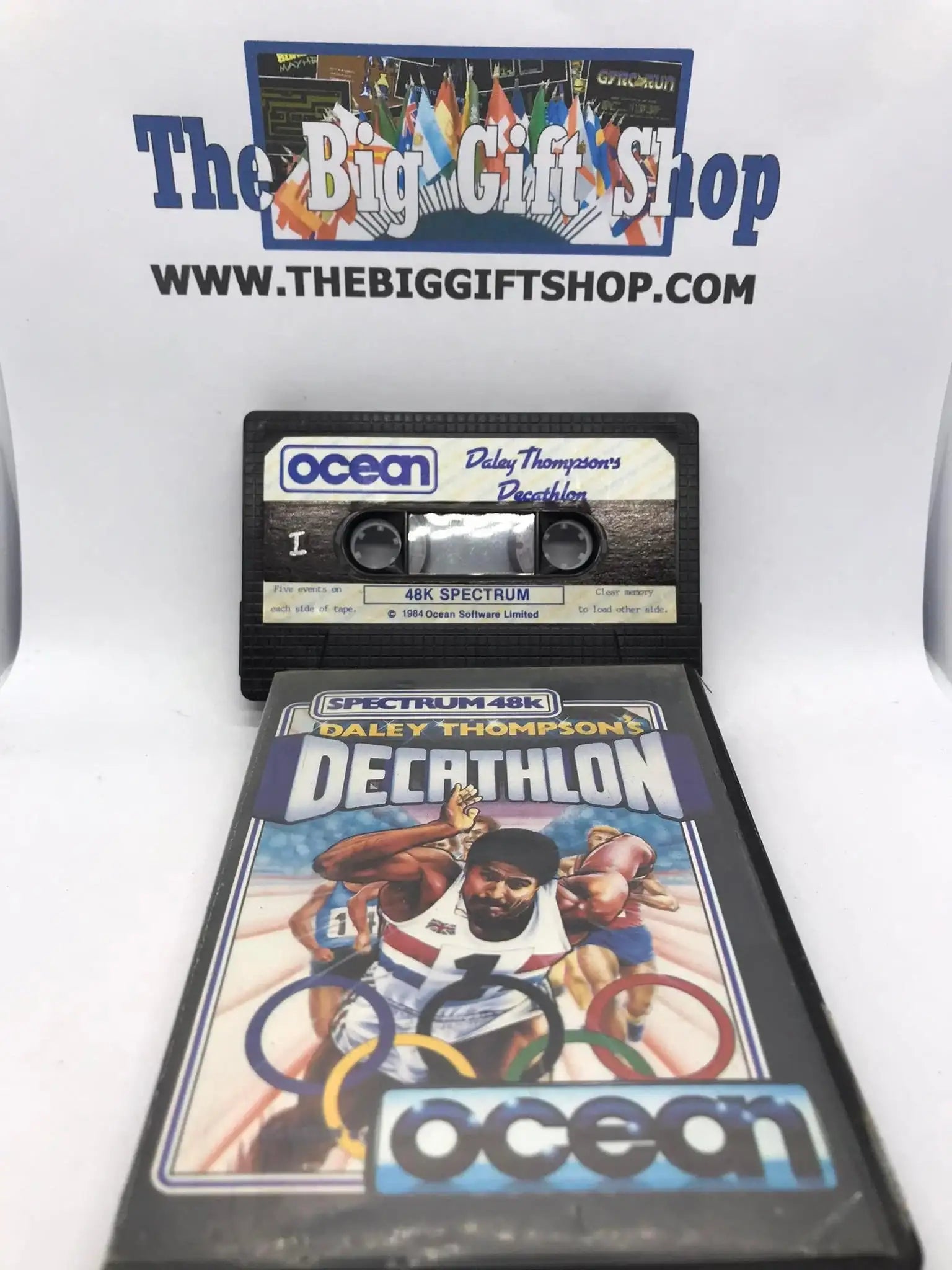 Daley Thompson's Decathlon, Clamshell Case, ZX Spectrum by Ocean Magretro