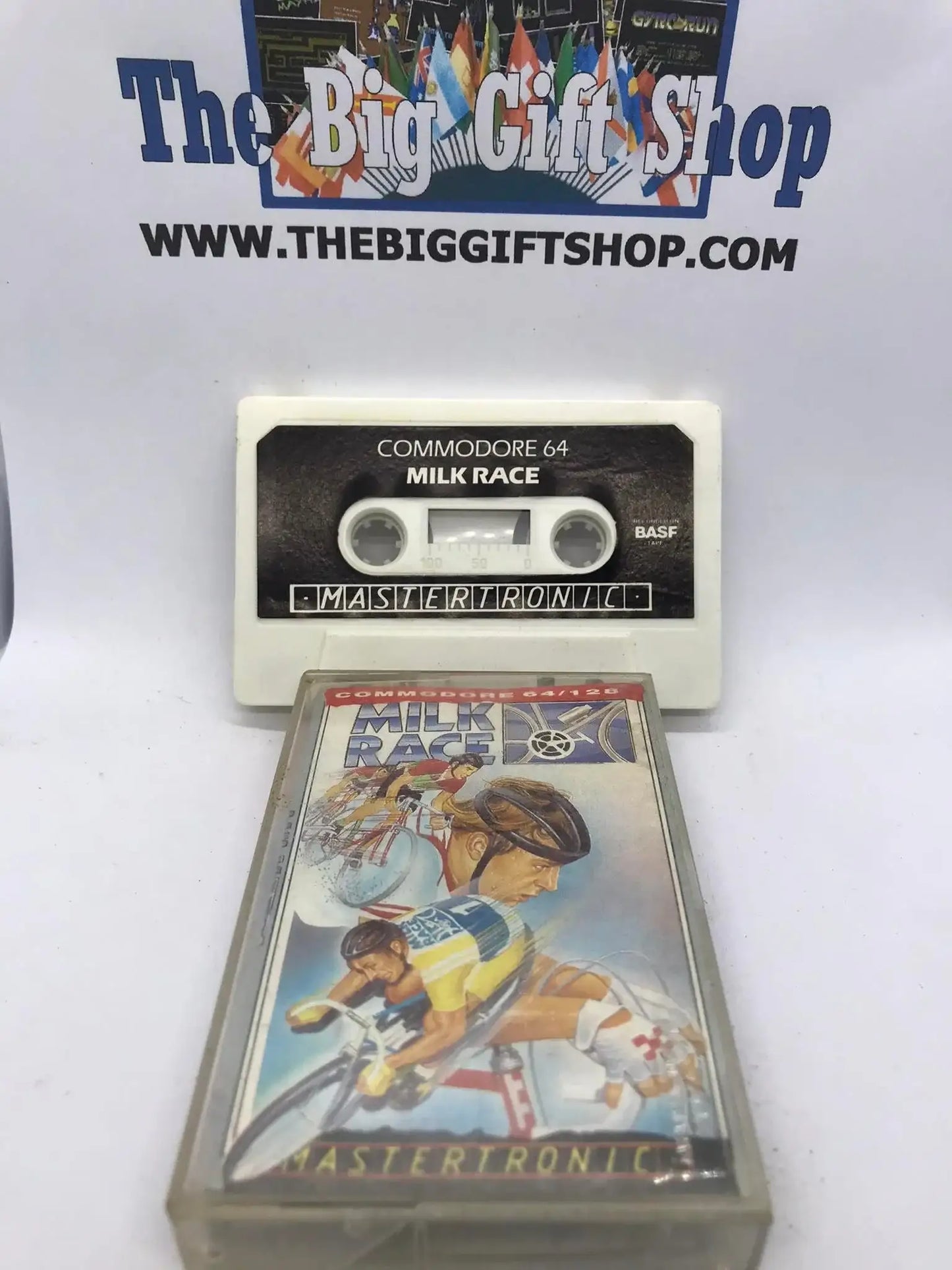 Milk Race, C64 Game, Released by Mastertronic, WORKING Magretro