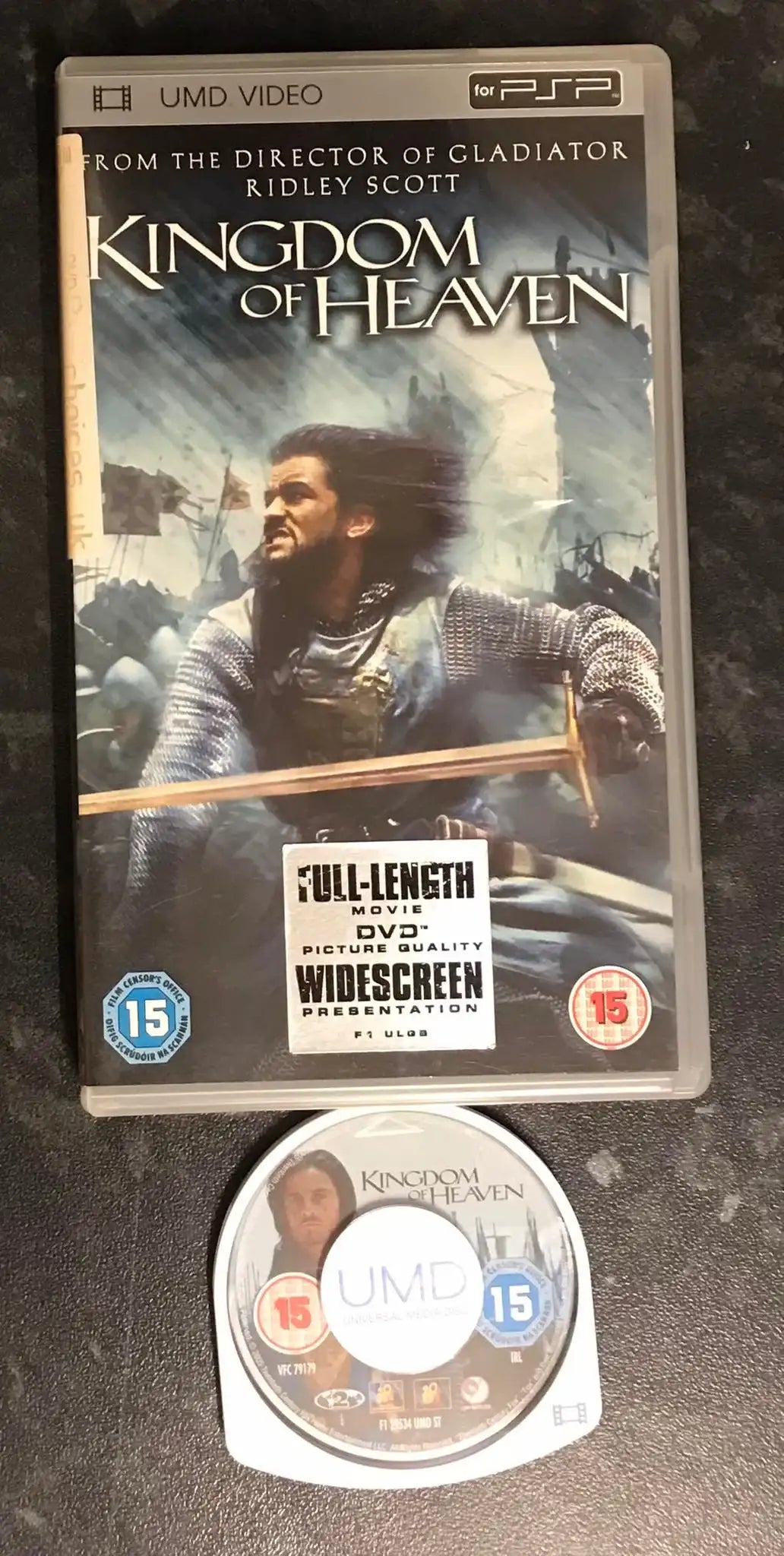 Kingdom Of Heaven, PSP Video Boxed Magretro