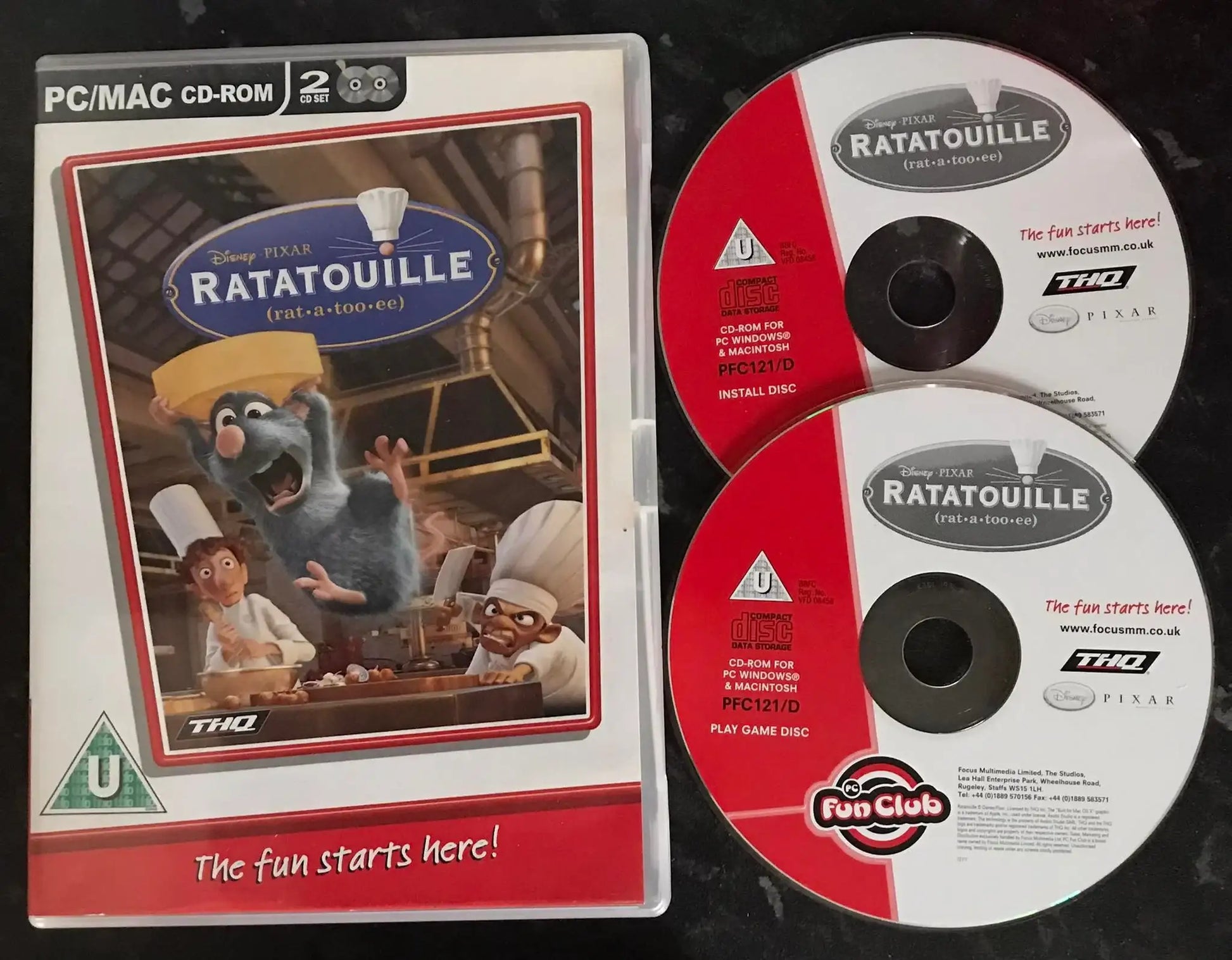 Disney Pixar Ratatouille, PC Game, MAC Game Magretro