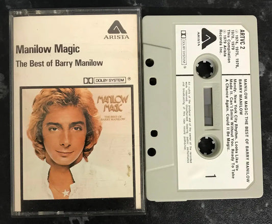 Manilow Magic, The Best Of Barry Manilow, ARTVC2, Vintage Cassette Magretro