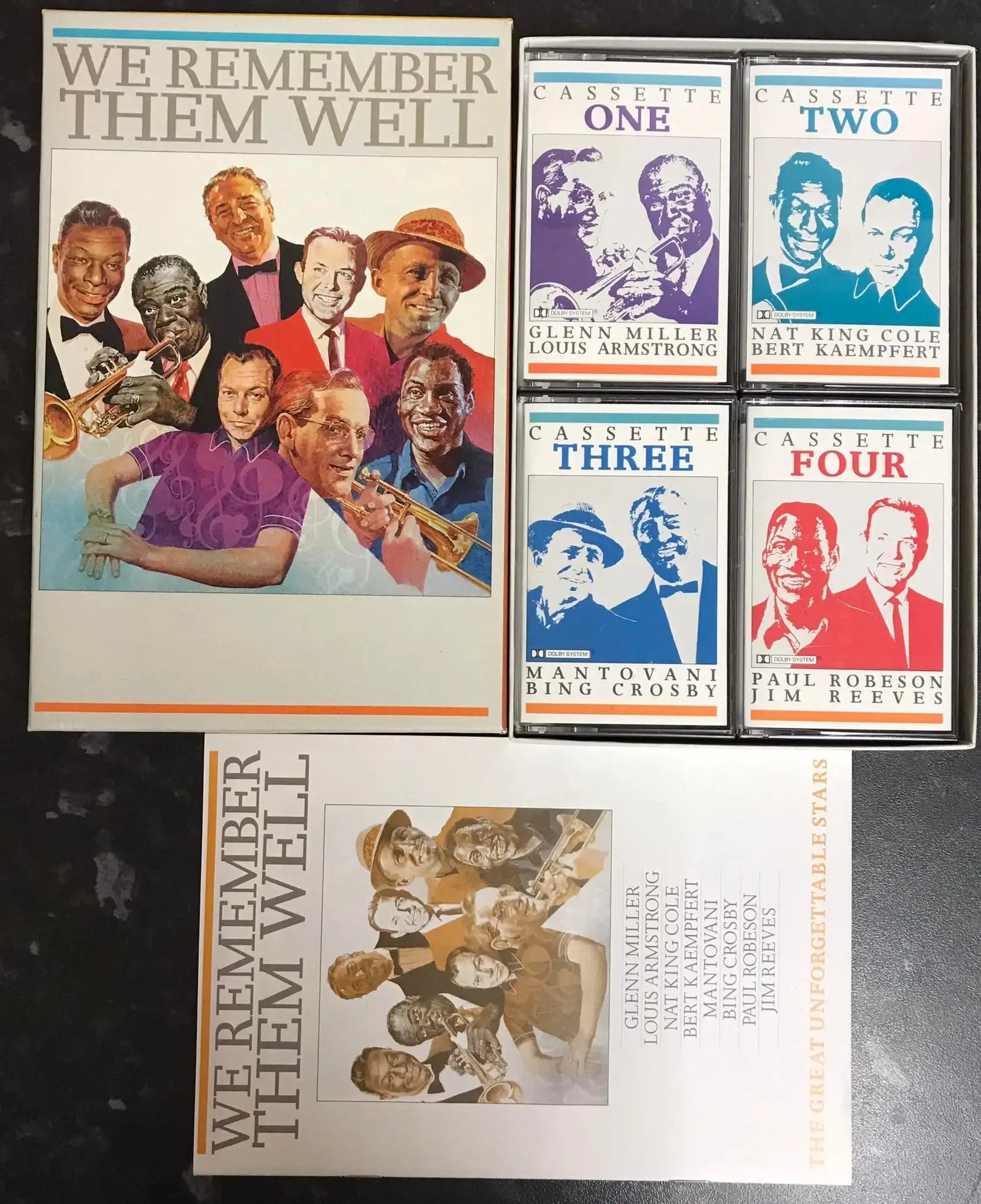 We Remember Them Well 4 Tape Collection Album, Vintage Cassette Magretro