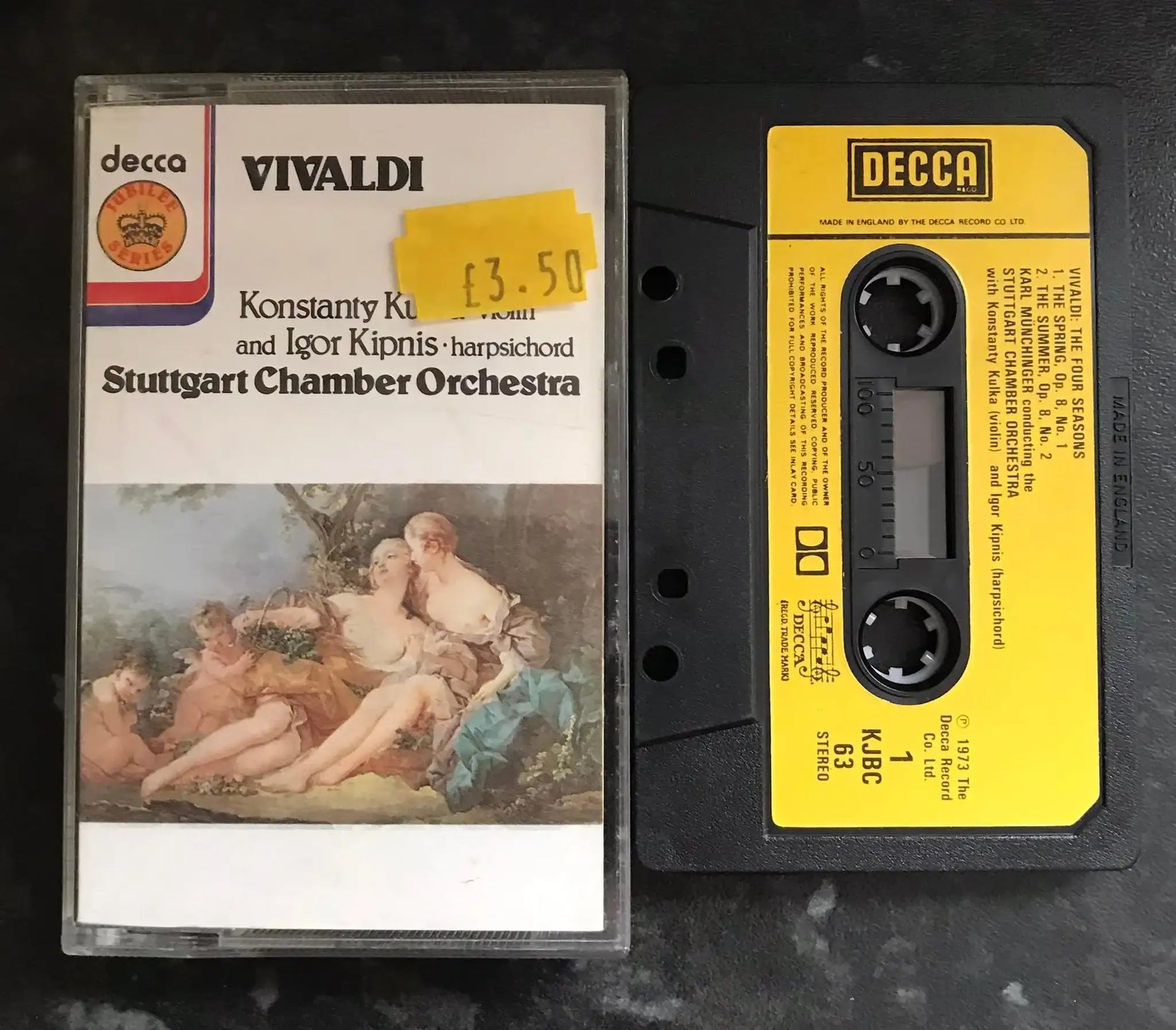 Vivaldi, The Four Seasons Album, Stuttgart Chamber Orchestra, Decca, KJBC 63 Magretro