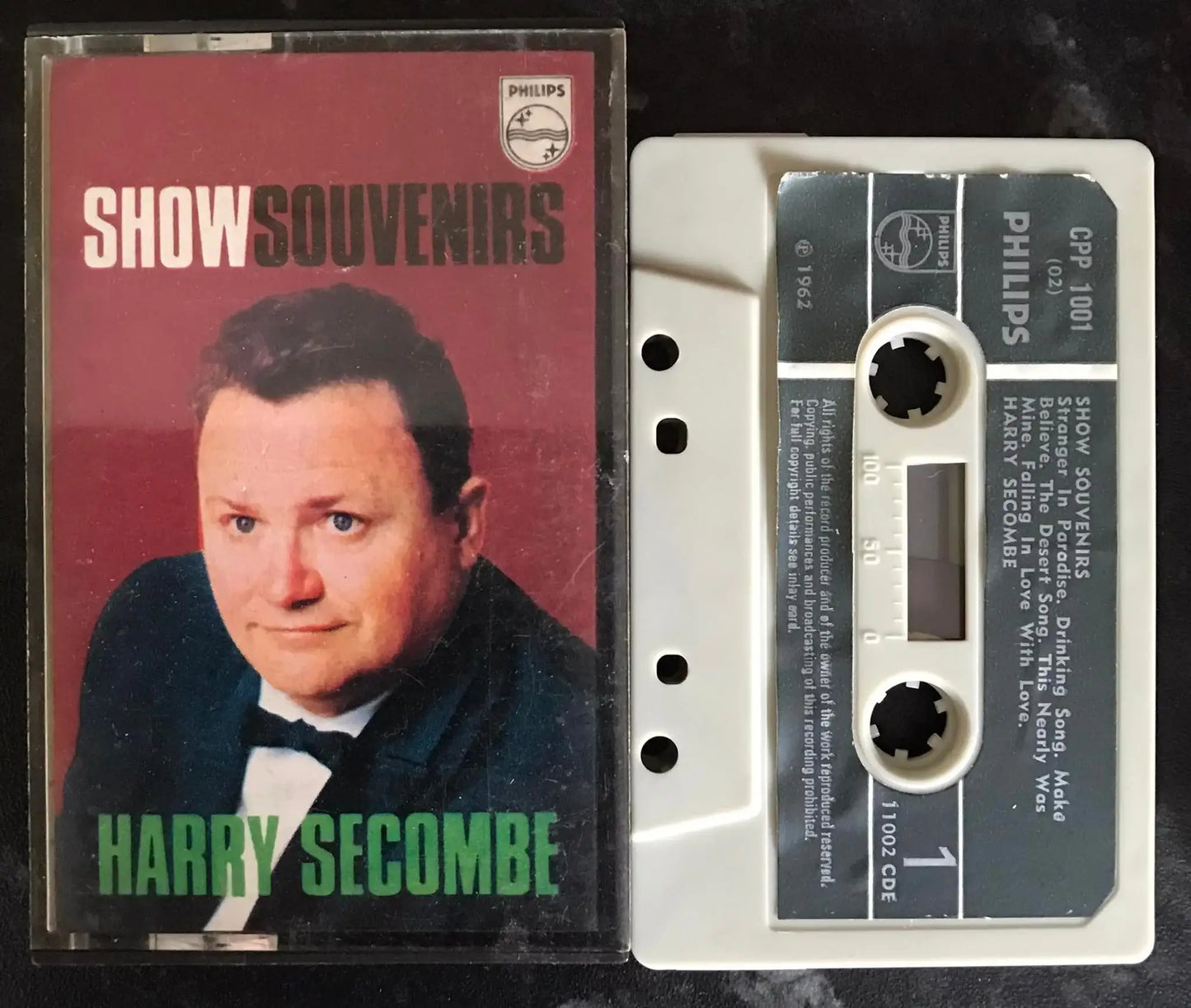 Harry Secombe, Show Souvenirs Album, cpp1001, Philips, Vintage Cassette Magretro