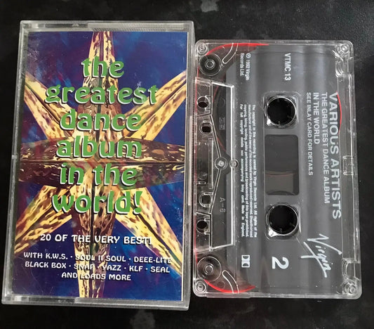 The Greatest Dance Album In The World, Virgin, VTMC 13, Vintage Cassette Magretro