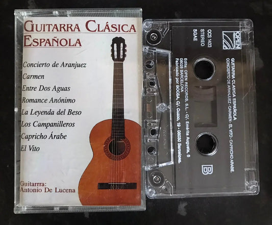 Guitarra Clasica Espanola Album, Open Records, OCS 1433, Vintage Cassette Magretro