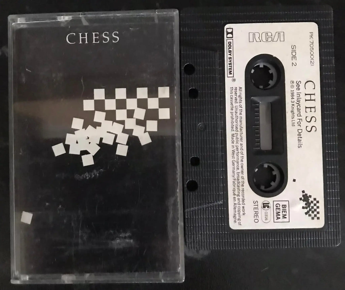 Chess Tape 1 , RCA, 70500(2), Vintage Cassette Magretro