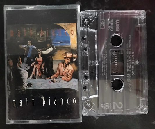 Matt Bianco Album, Self Titled, WEA, 240 880-4, WX 35C, Vintage Cassette Magretro