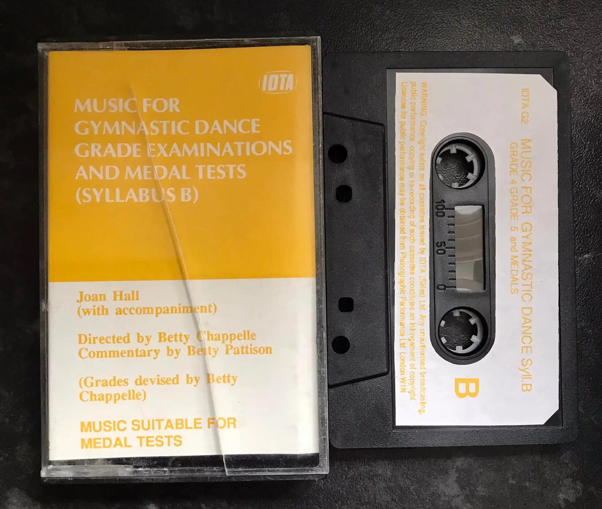 Music for Gymnastic Dance Album,Grade Examinations, IDTA G2, Vintage Cassette Magretro
