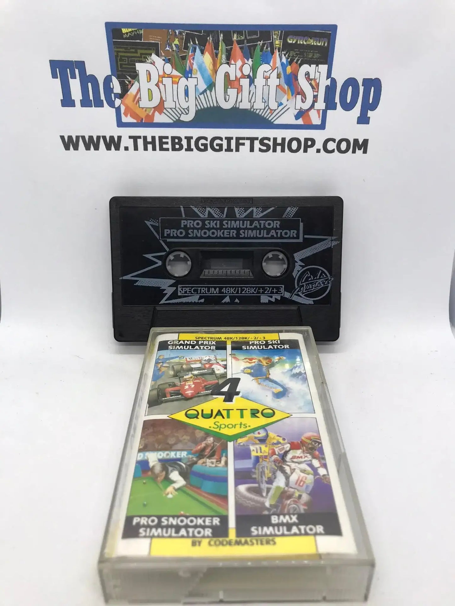 Quattro, Sports, ZX Spectrum by Codemasters, WORKING Magretro