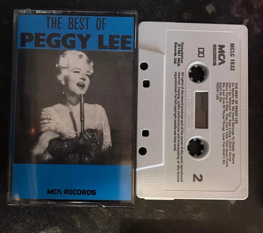 The Best of Peggy Lee Album, MCA Records, MCLC 1632, Vintage Cassette Magretro