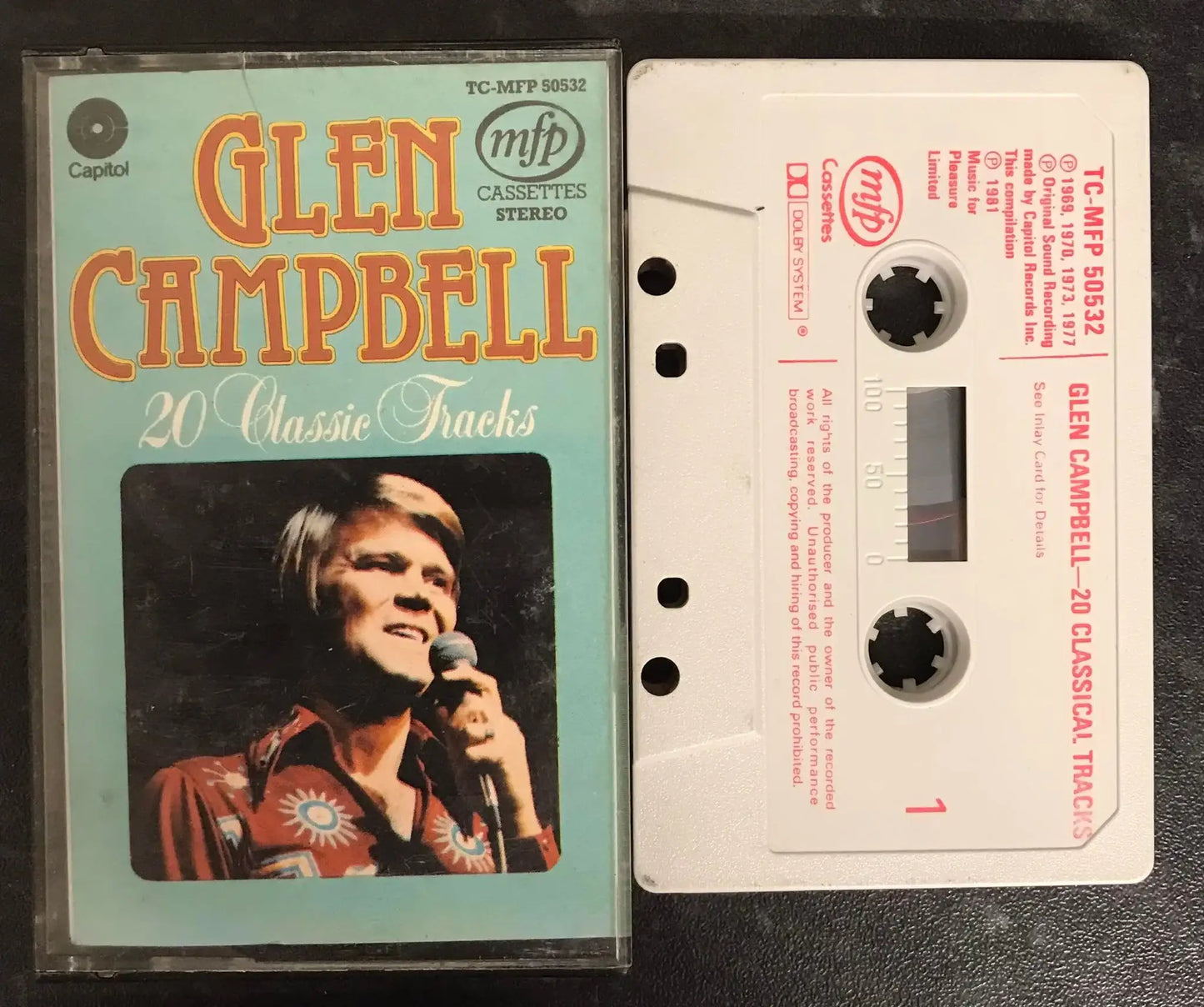 Glen Campbell, 20 Classical Tracks Album, Capitol Records, TC-MFP 50532 Magretro