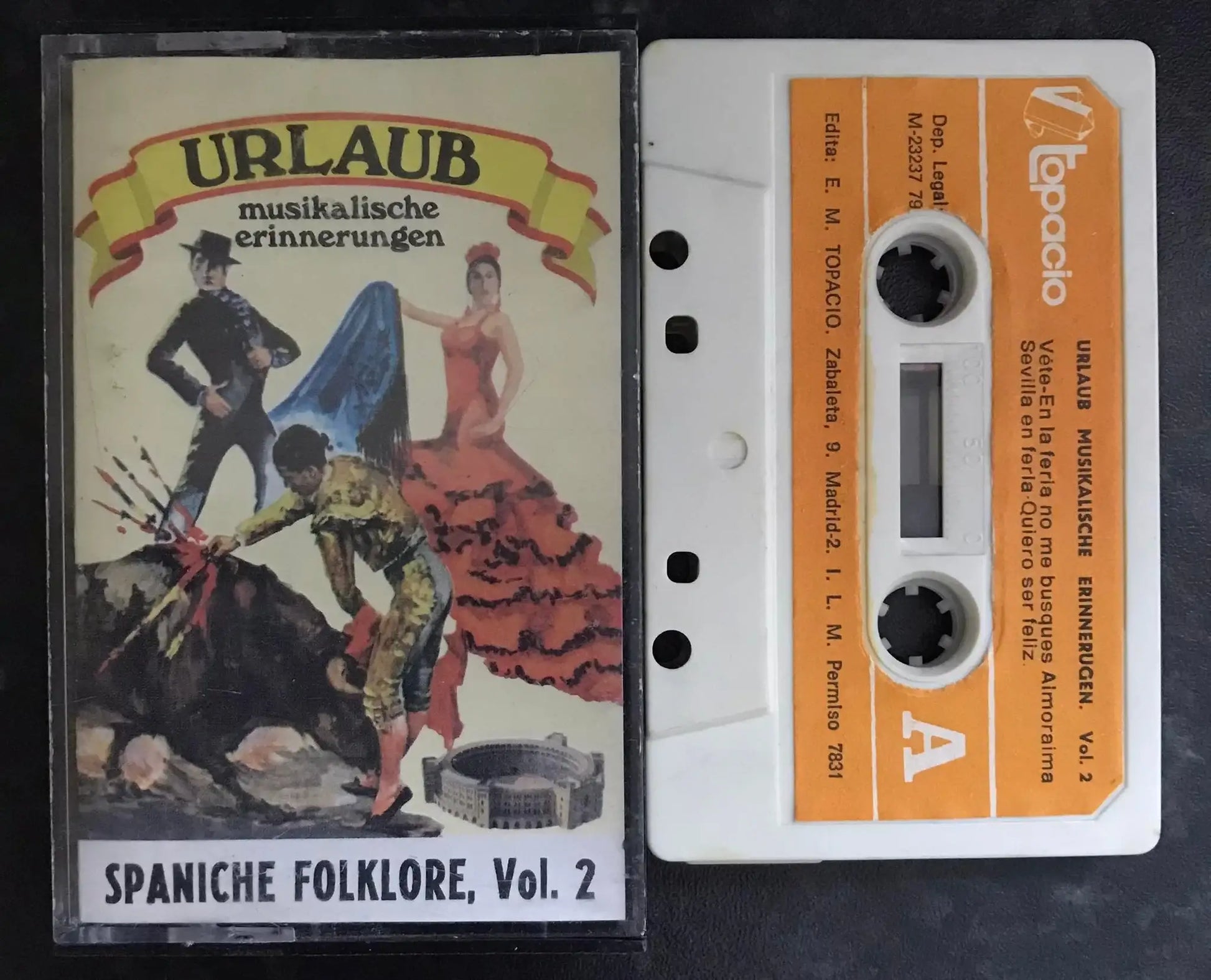 Urlaub Album, Musikalische Erinnerungen, Spanische Folklore Vol 2, T-9145 Magretro