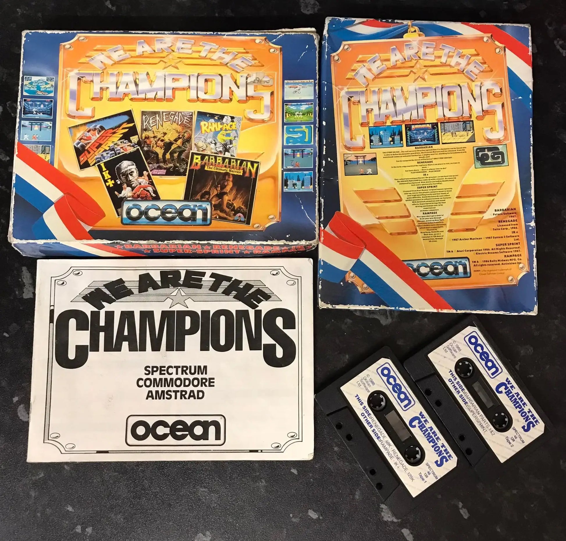 We Are The Champions Compilation, ZX Spectrum, by Ocean, WORKING Magretro