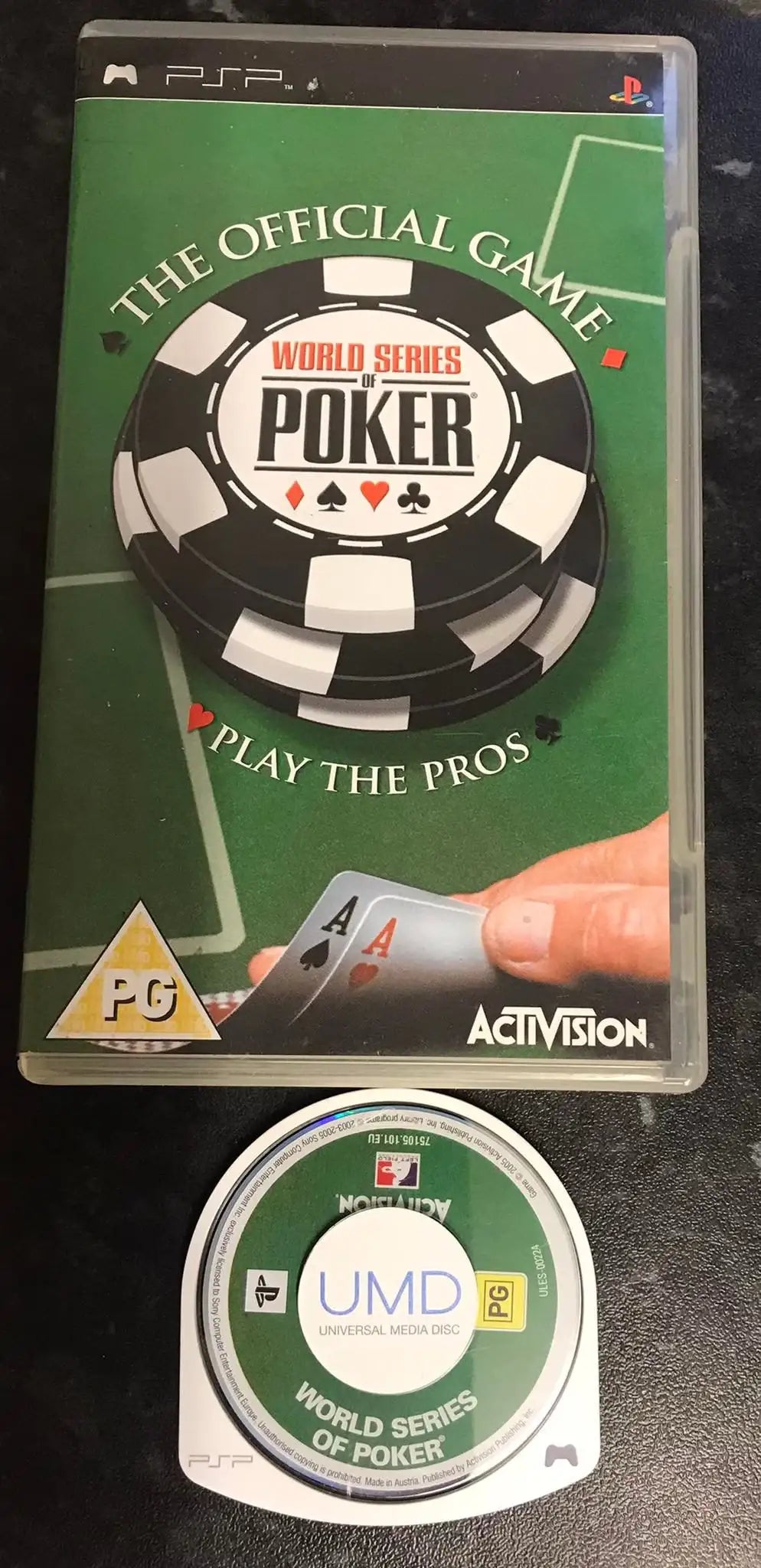 world series of poker, PSP Game Boxed Magretro